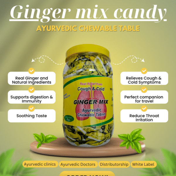 Ginger mix candy